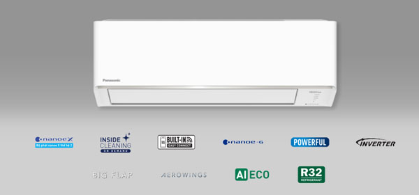 Dòng một chiều Inverter tiêu chuẩn với nanoe-X (RU-AKH-8)